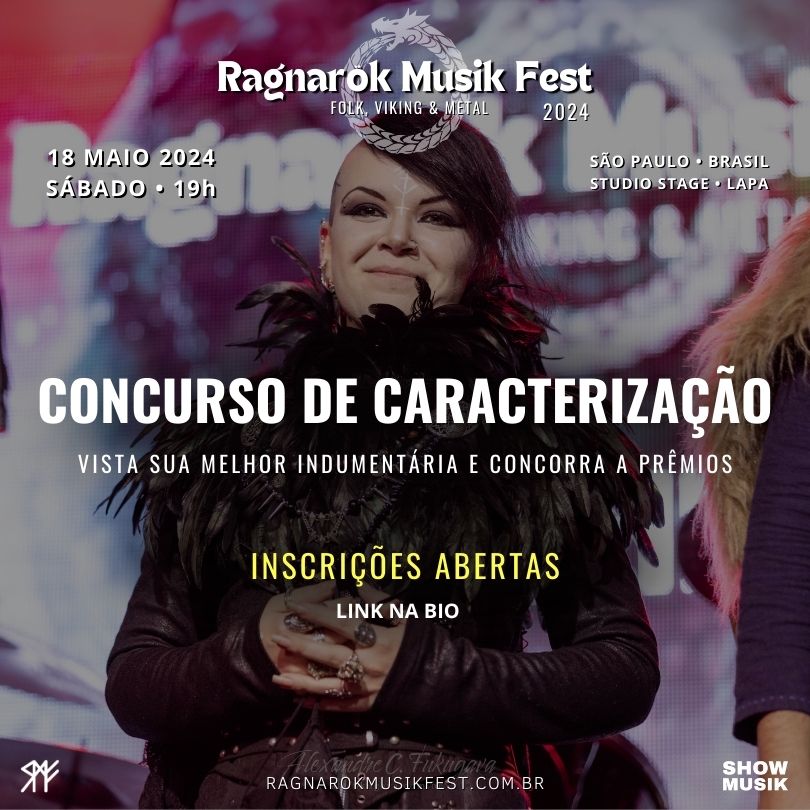 Concurso de Caracterização - Ragnarök Musik Fest 2024